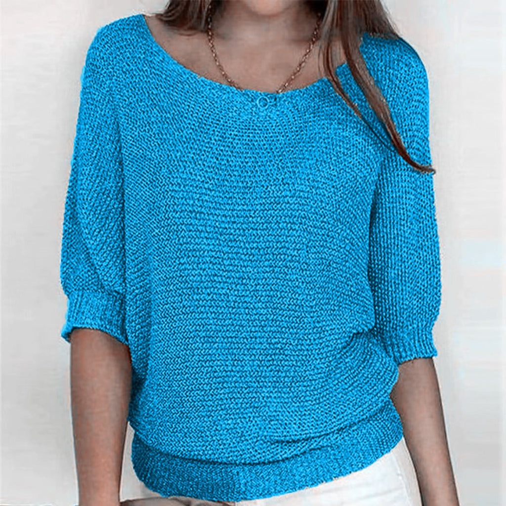 Women's Batwing-Sleeve Knit Pullover