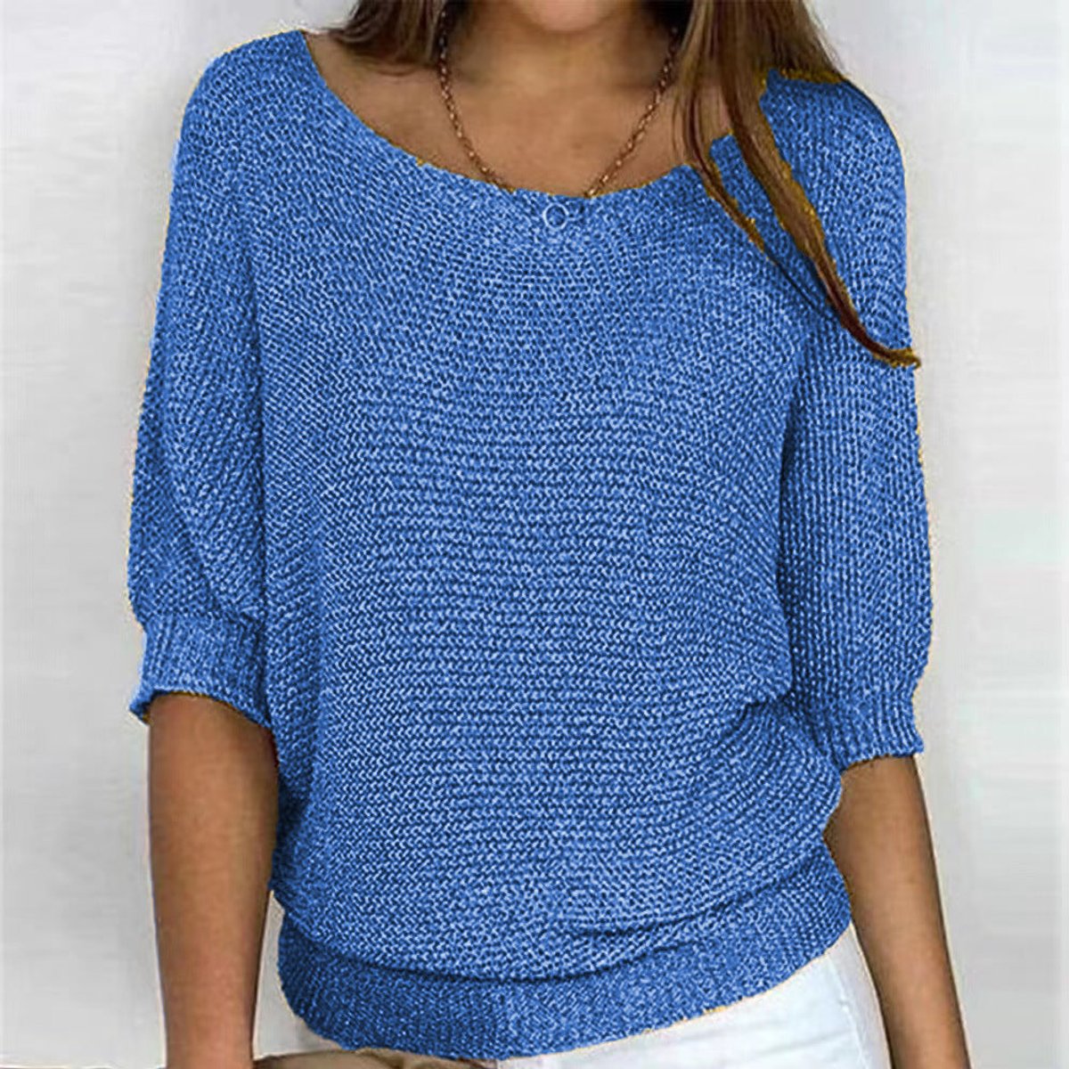 Women's Batwing-Sleeve Knit Pullover