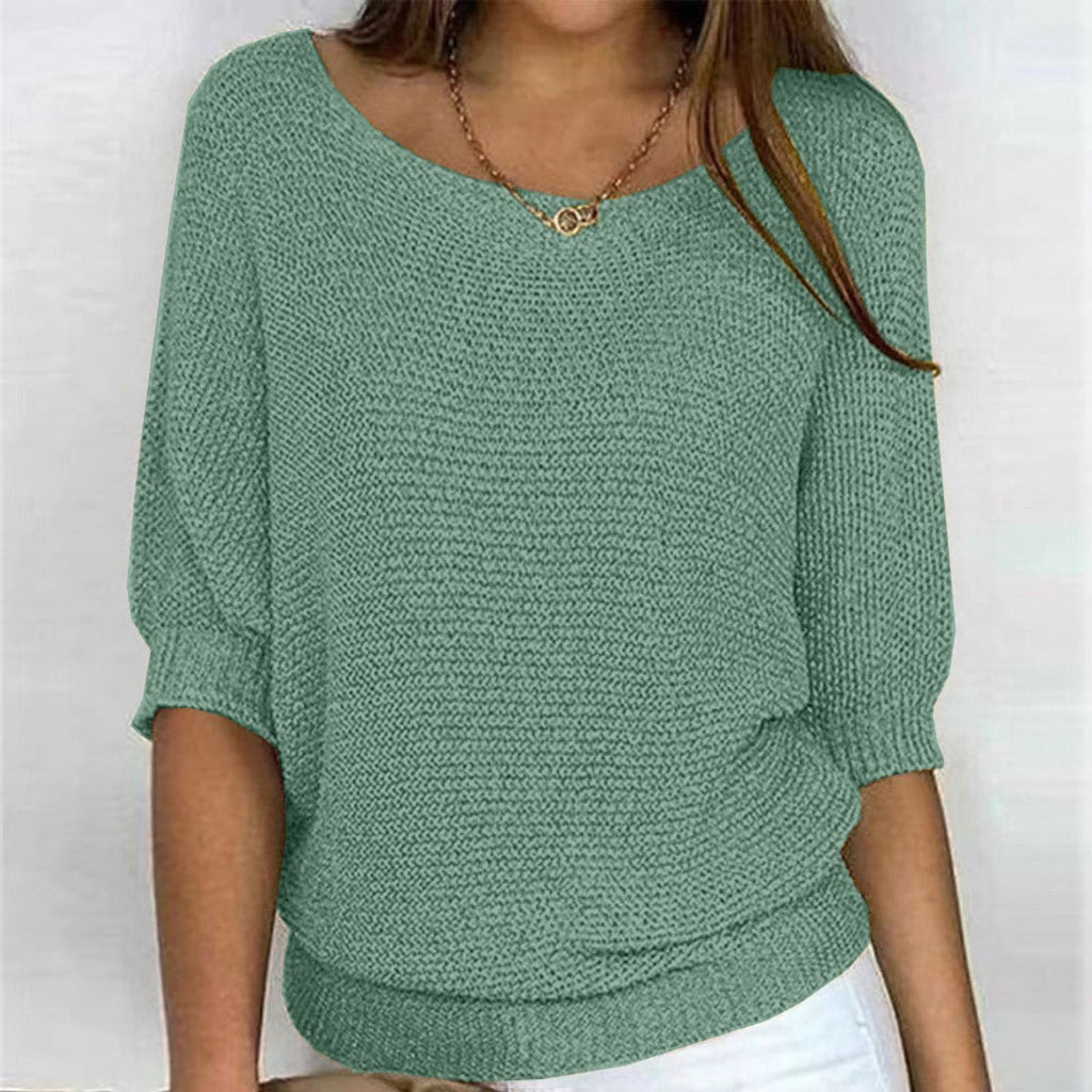 Women's Batwing-Sleeve Knit Pullover