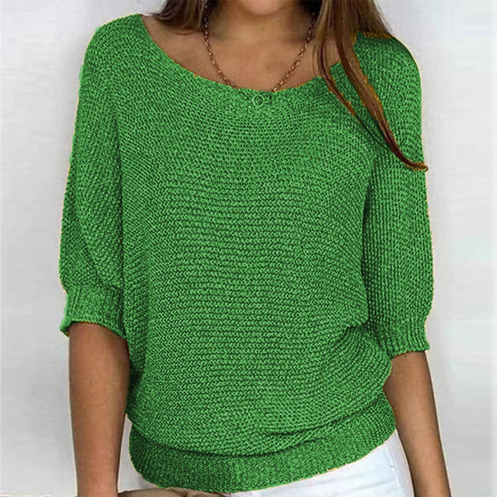 Women's Batwing-Sleeve Knit Pullover