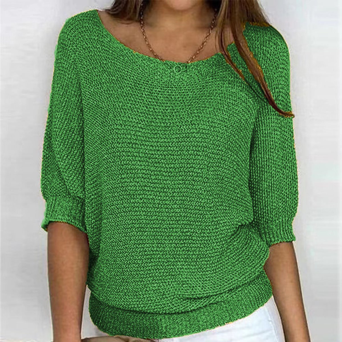 Women's Batwing-Sleeve Knit Pullover