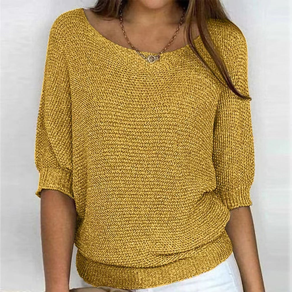 Women's Batwing-Sleeve Knit Pullover