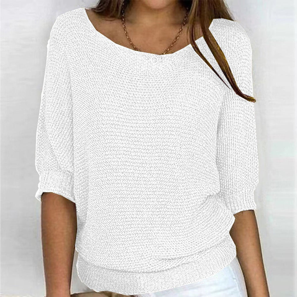 Women's Batwing-Sleeve Knit Pullover