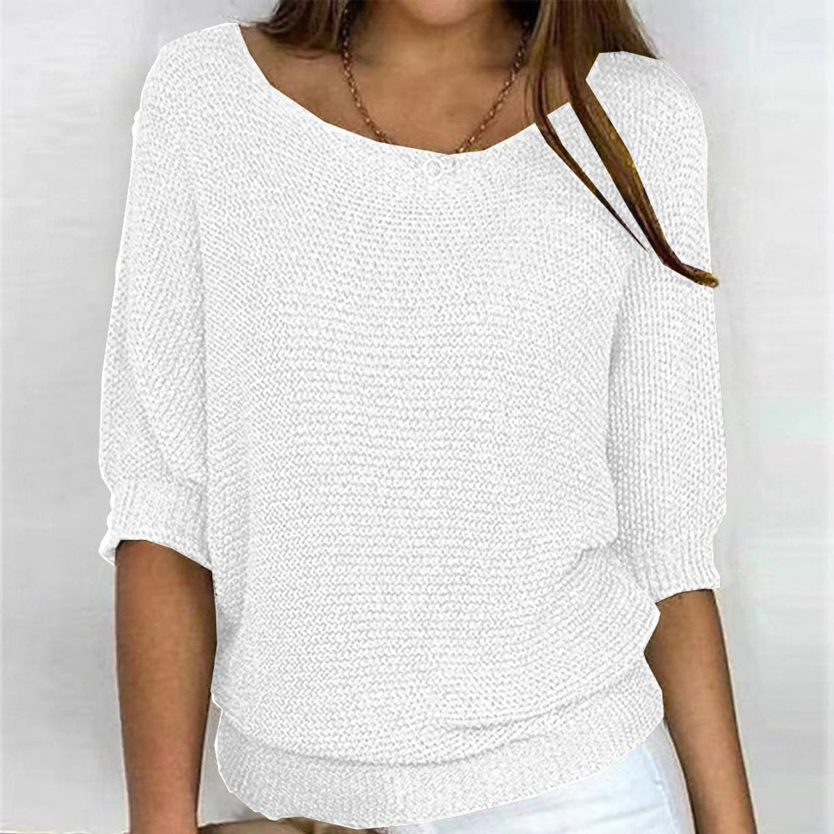 Women's Batwing-Sleeve Knit Pullover