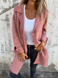 Women's Longline Lapel Overcoat