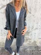 Women's Longline Lapel Overcoat
