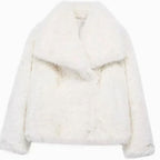 Women's Open-Front Faux Fur Jacket