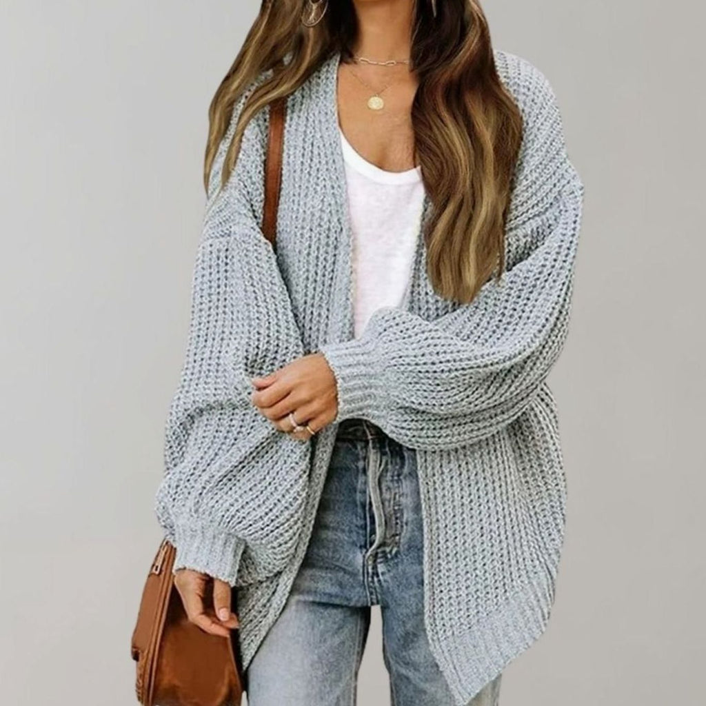 Women's Relaxed Open-Front Cardigan