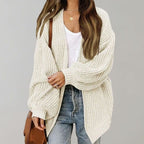 Women's Relaxed Open-Front Cardigan
