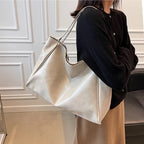 Women's Retro PU Leather Shoulder Tote
