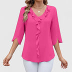 Women's Ruffle Chiffon Blouse