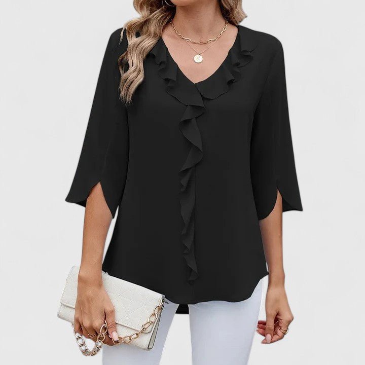 Women's Ruffle Chiffon Blouse