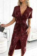 Women's Sequin Midi Dress