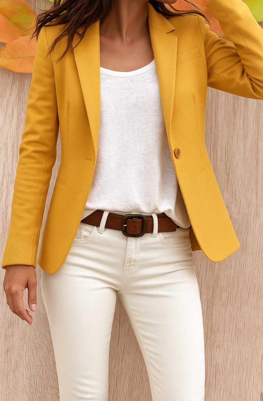 Women's Fitted Tailored Office Blazer