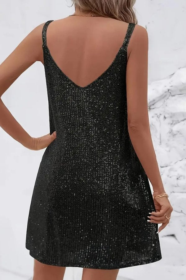 Women's Sequin Mini Evening Dress