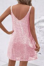 Women's Sequin Mini Evening Dress