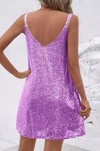 Women's Sequin Mini Evening Dress
