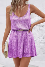 Women's Sequin Mini Evening Dress