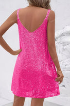 Women's Sequin Mini Evening Dress