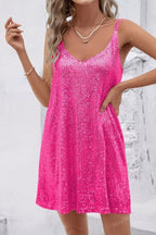 Women's Sequin Mini Evening Dress