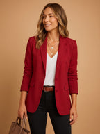 Women's Tailored Notch-Lapel Blazer