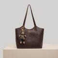 Women's Vegan Leather Shoulder Tote