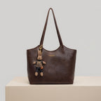 Women's Vegan Leather Shoulder Tote