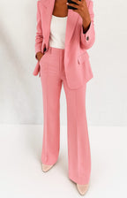 Women's Straight-Leg Blazer Suit