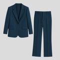 Women's Tailored Straight-Leg Trouser Suit