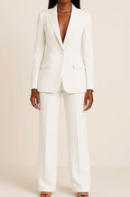 Women's Tailored Wide-Leg Trouser Suit