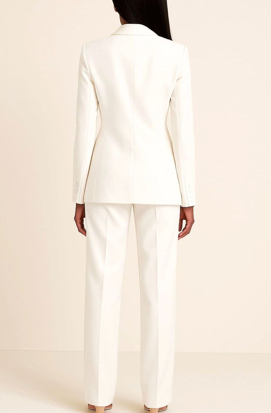 Women's Tailored Wide-Leg Trouser Suit