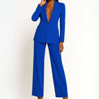Women's Wide Leg Tailored Blazer Set