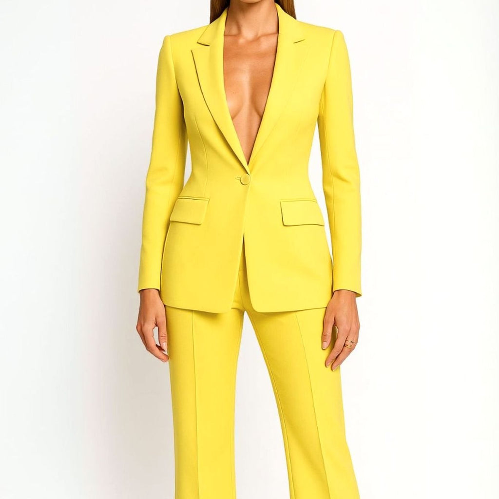 Women's Wide Leg Tailored Blazer Set
