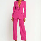 Women's Wide Leg Tailored Blazer Set