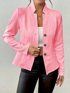 Women's Quilted Cable-Knit Jacket