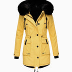 Women's Faux Fur Hooded Parka Coat