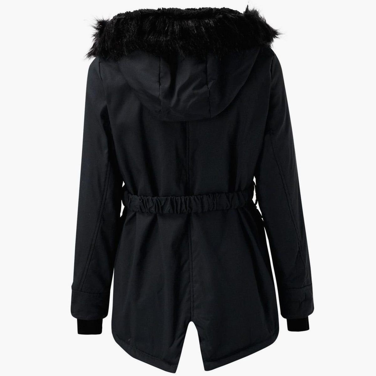 Women's Faux Fur Hooded Parka Coat