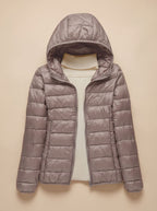 Women's Quilted Hooded Winter Coat