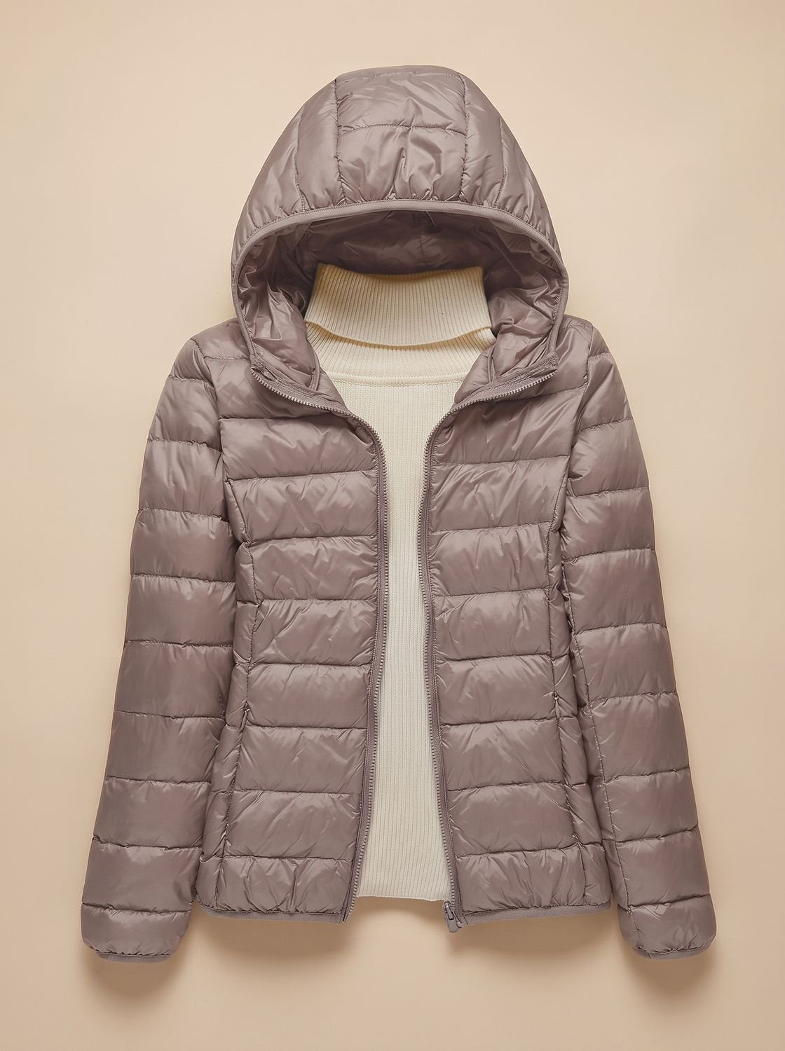 Women's Quilted Hooded Winter Coat