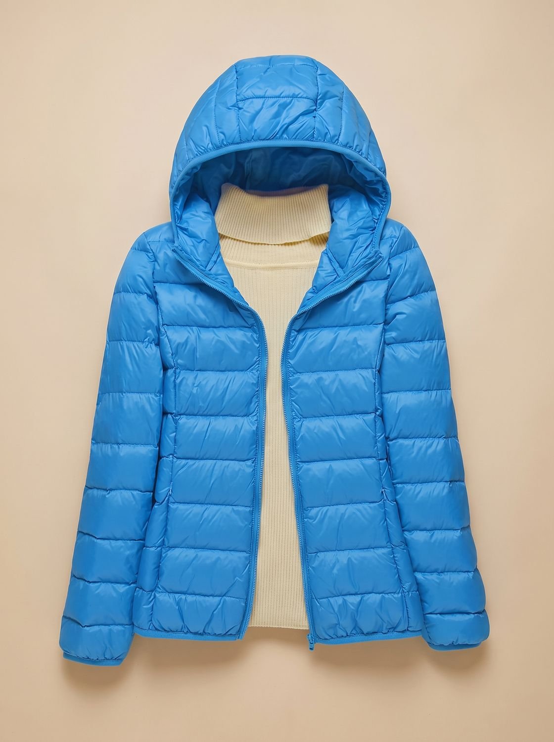 Women's Quilted Hooded Winter Coat