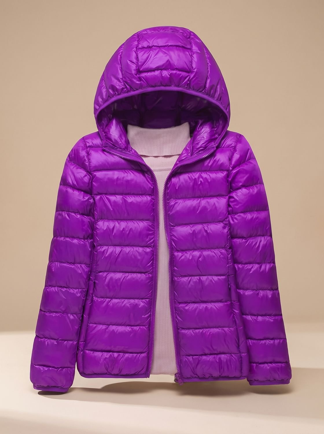 Women's Quilted Hooded Winter Coat