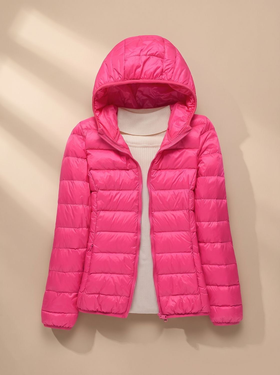 Women's Quilted Hooded Winter Coat