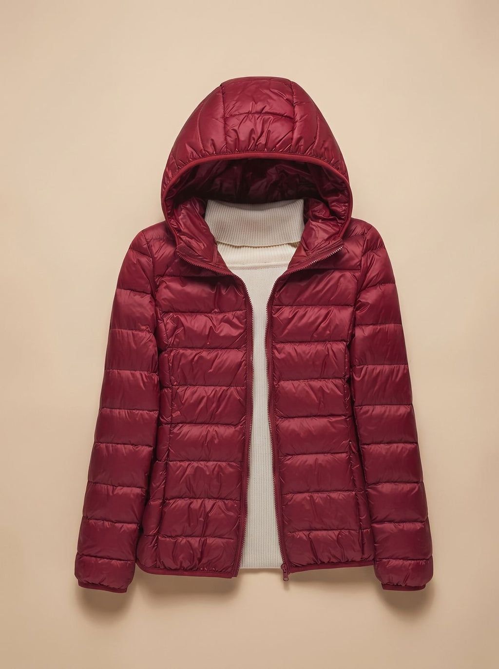Women's Quilted Hooded Winter Coat
