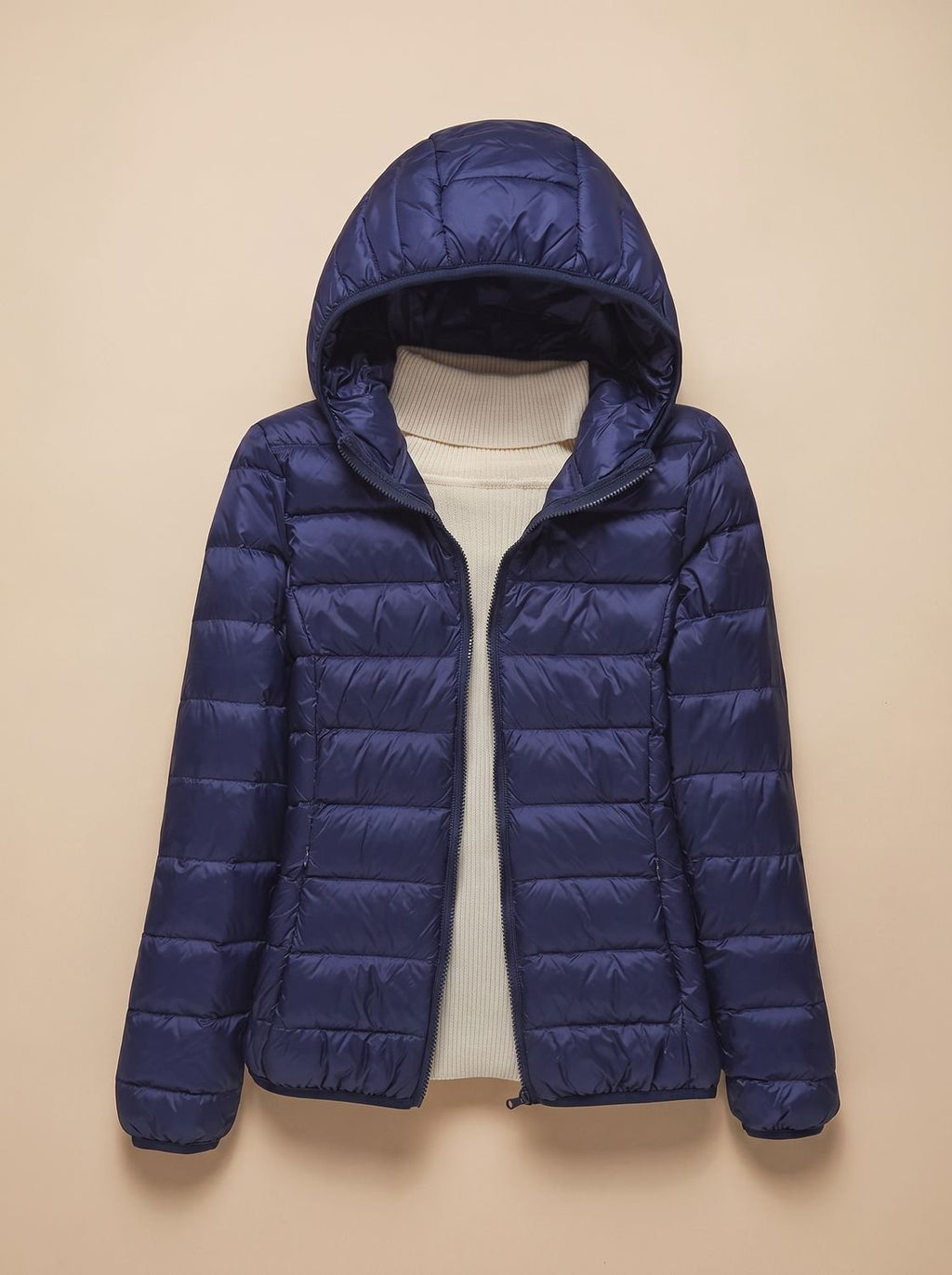 Women's Quilted Hooded Winter Coat