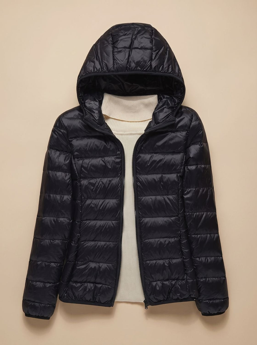 Women's Quilted Hooded Winter Coat