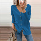 Women's Knit V-Neck Cardigan