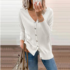 Women's Knit V-Neck Cardigan