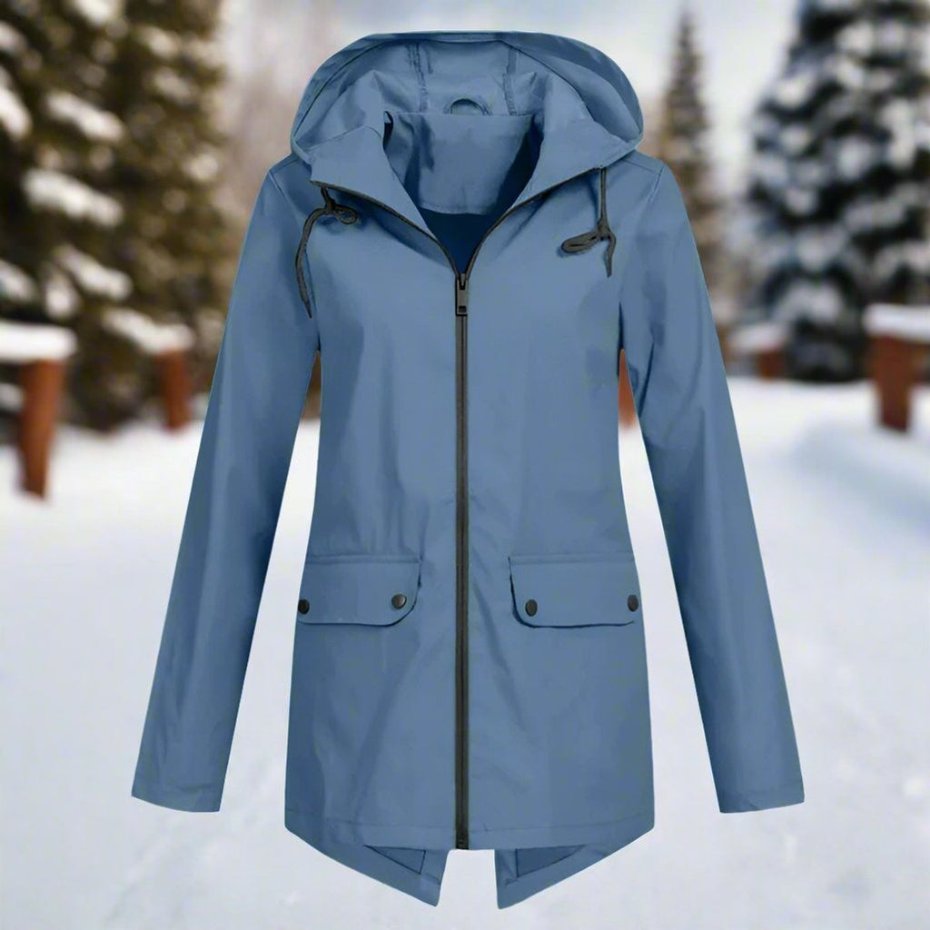 Women's Hooded Waterproof Rain Jacket