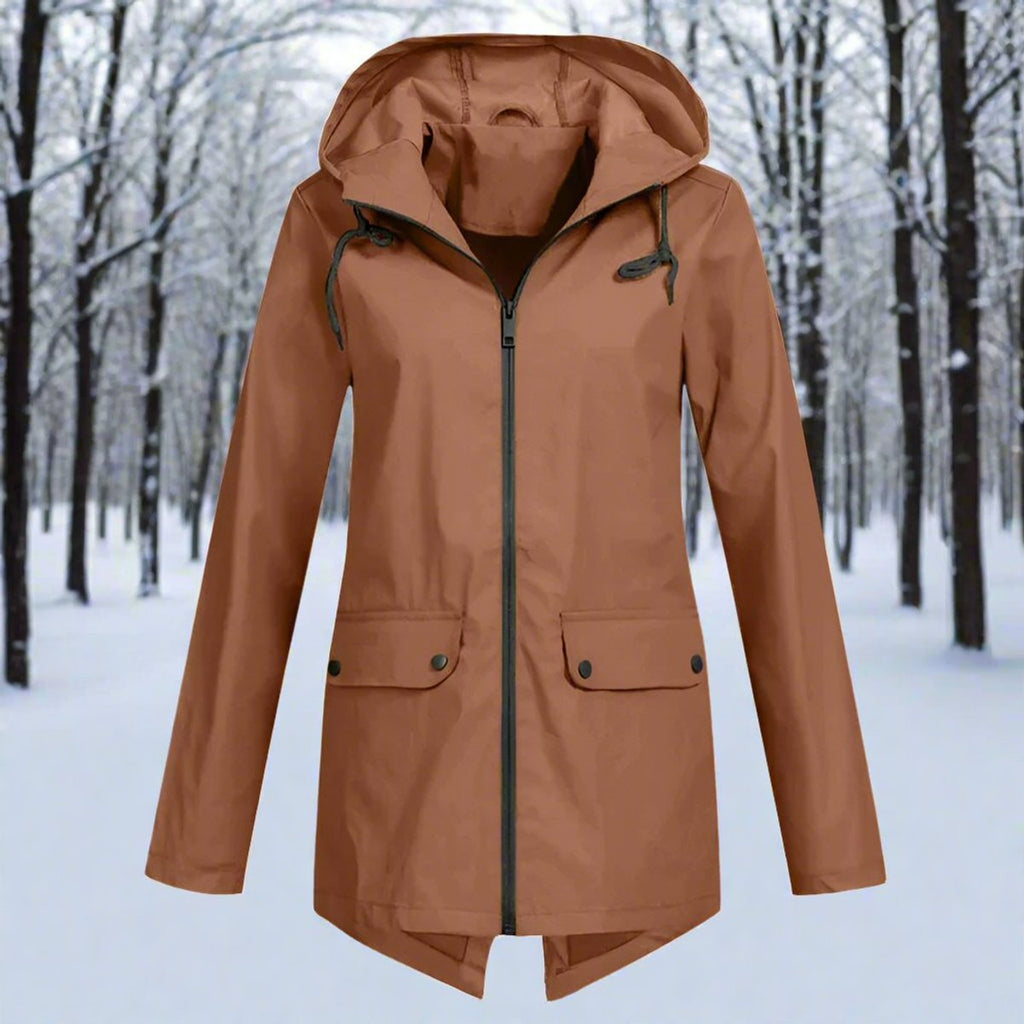 Women's Hooded Waterproof Rain Jacket