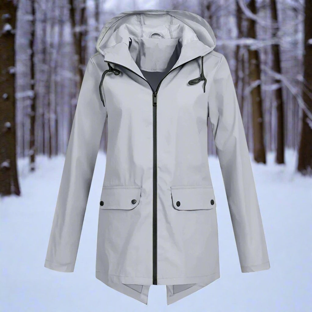 Women's Hooded Waterproof Rain Jacket